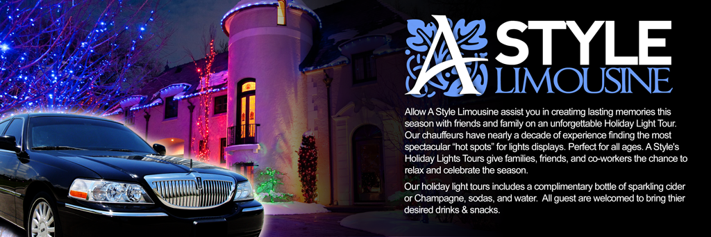 A Style Limousine Holiday Lights